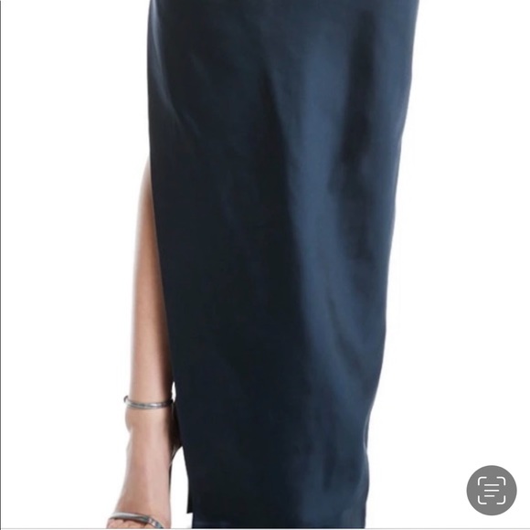 MILLY Ally Off-the-Shoulder Gown in Italian Stretch Satin - Picture 3 of 14